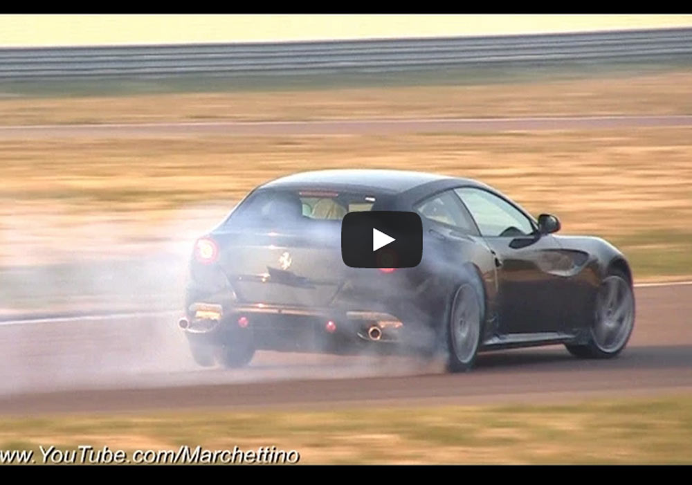 Ferrari FF Thundering On The Ferrari Test Track Is The Closes Thing To Cargasm (Video)