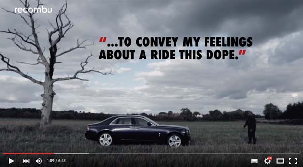 A Man Wrote A Beautiful Poem About The Rolls Royce Ghost